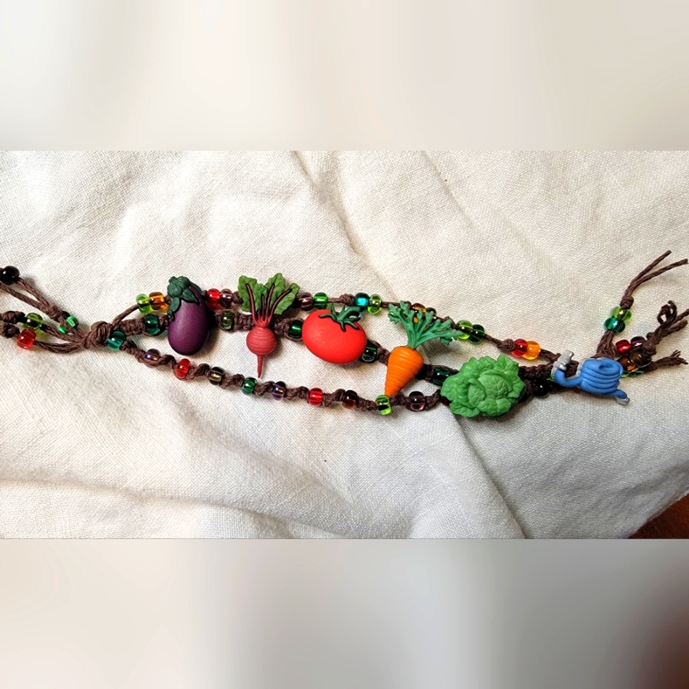 Veggie Garden Handmade Bracelet